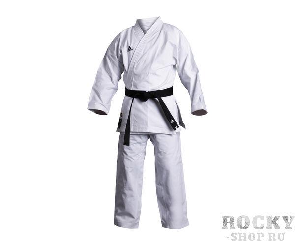 Детское кимоно для карате Elite European Cut WKF белое, 155 см Adidas