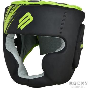 Шлем для бокса BoyBo Stain Full Face BH400 Green/Black Boybo