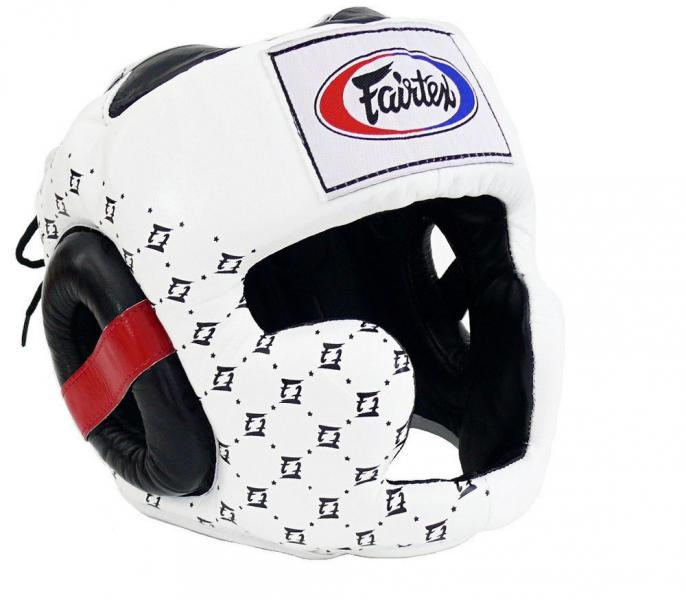 Шлем тренировочный с закрытыми скулами Fairtex, M Fairtex