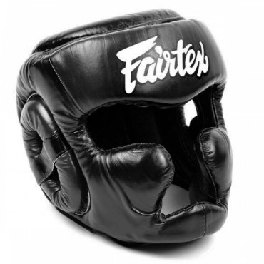 Боксерский шлем Fairtex HG13 верх на шнуровке, L Fairtex