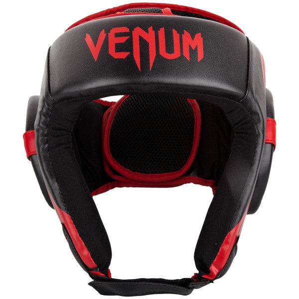 Шлем боксерский Venum Challenger 2.0 Open Face Neo Black/Red Venum