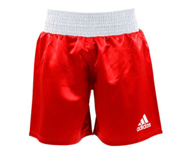 Шорты боксерские Multi Boxing Shorts, красные Adidas