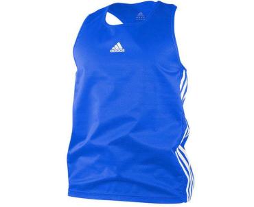 Детская майка боксерская Micro Diamond Boxing Top, синяя Adidas