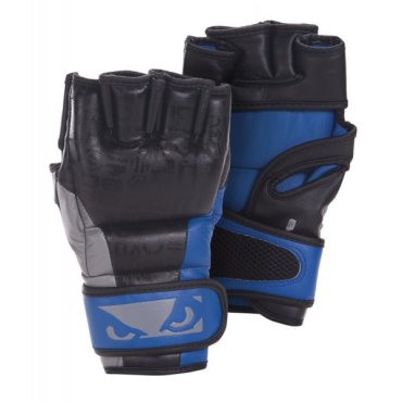 Перчатки ММА Bad Boy Legacy MMA Gloves - Black/Blue Bad Boy