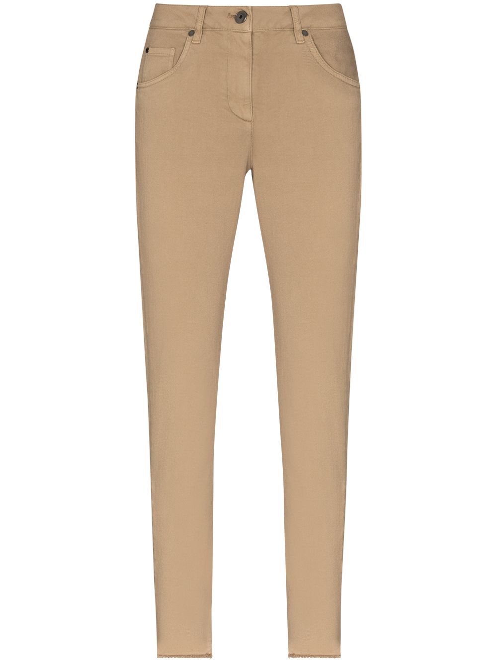 Brunello Cucinelli укороченные джинсы скинни