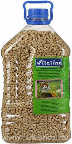 Наполнитель для животных Vitaline древесный 3кг
