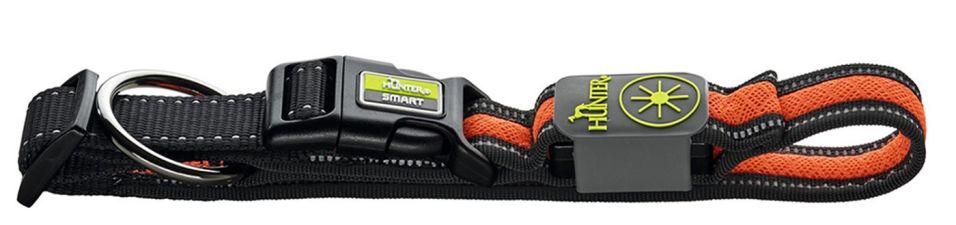 Ошейник Hunter LED Manoa Glow S оранжевый 45-50*2.5см