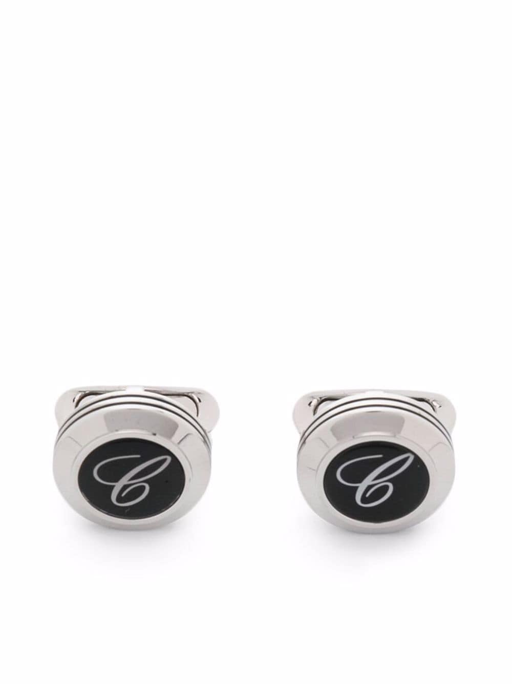 Chopard запонки с логотипом