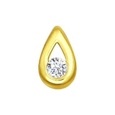 Подвеска SOKOLOV Diamonds из желтого золота с бриллиантом
