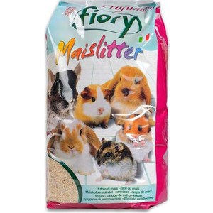 Наполнитель Fiory Maislitter Profumato Wild Berries кукурузный впитывающий с ароматом диких ягод для грызунов 5л