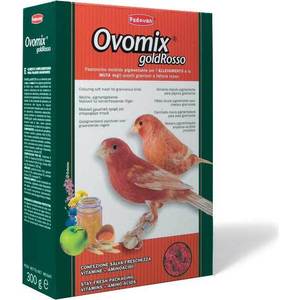 Корм Padovan OVOMIX Gold Rosso комплексный яичный для птенцов с красным оперением 1кг