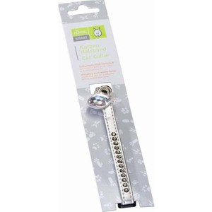 Ошейник Hunter Smart Cat Collar Modern Art Luxus со кожзам серебристый для кошек