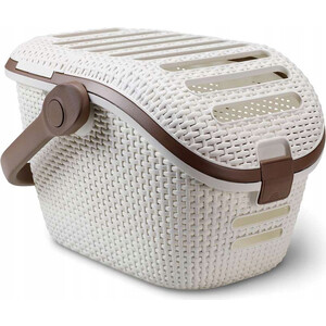 Переноска CURVER PET CARRIER VINT 020 white 38x33x51 см (198861)