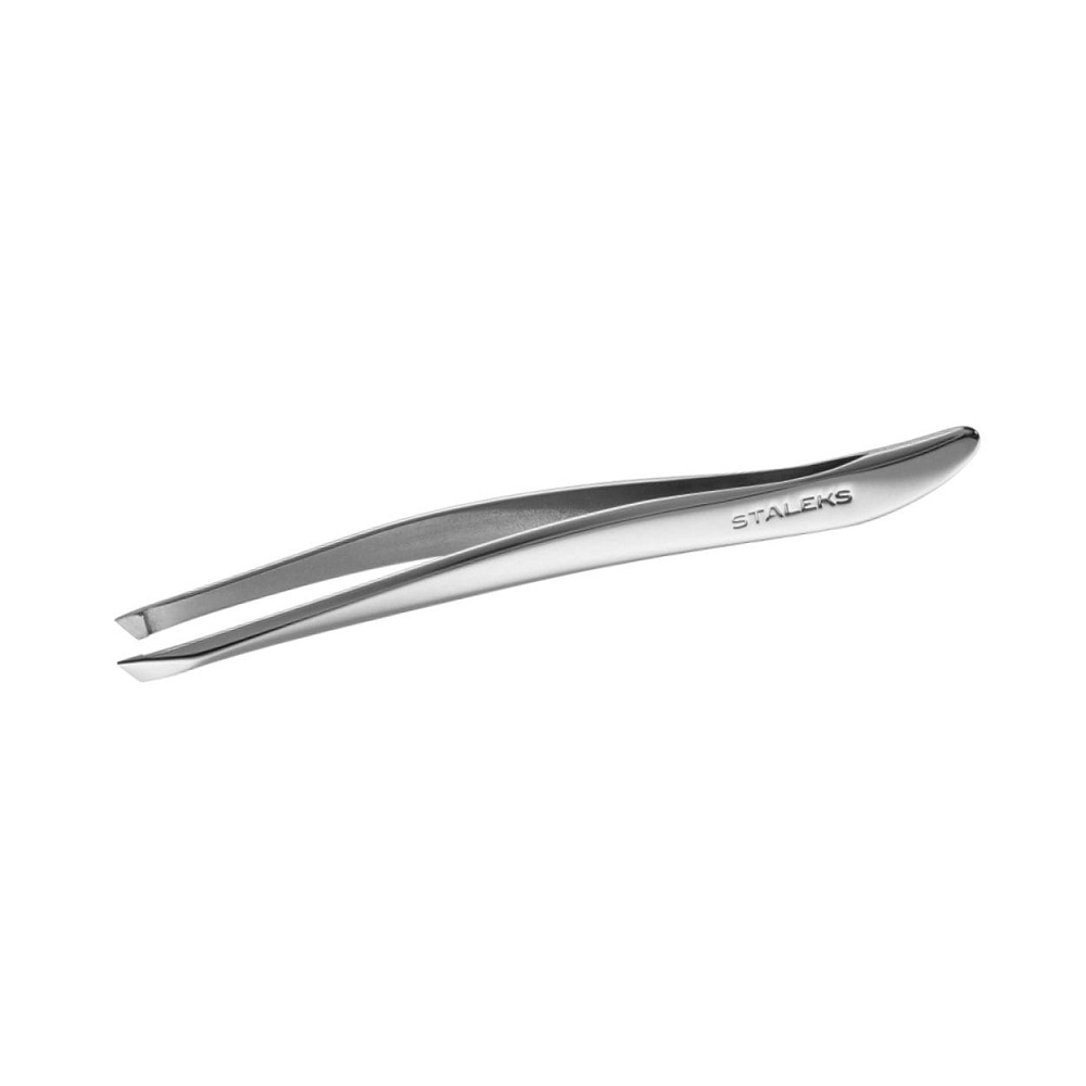 Staleks Classic 13 Type 3 - Сталекс Пинцет для бровей - широкие скошенные кромки -