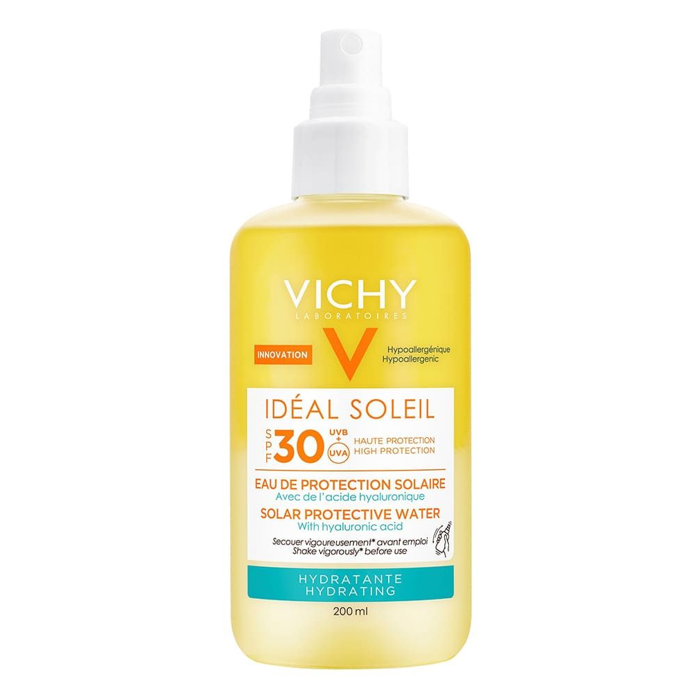 Vichy Capital Soleil SPF 50 - Виши Кэпитал Солей Двухфазный солнцезащитный увлажняющий спрей с гиалуроновой кислотой SPF 30, 200 мл -