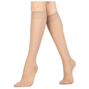 Капроновые гольфы Golden Lady Mio 40 Den, 2 пары, размер 0 (one size), melon