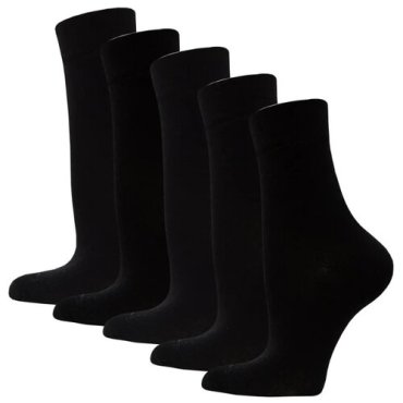Носки HOSIERY 75215, 5 пар, размер 23-25, черный