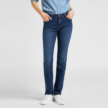 Джинсы женские Lee Marion Straight MID WORN IN RAY синие 26/33