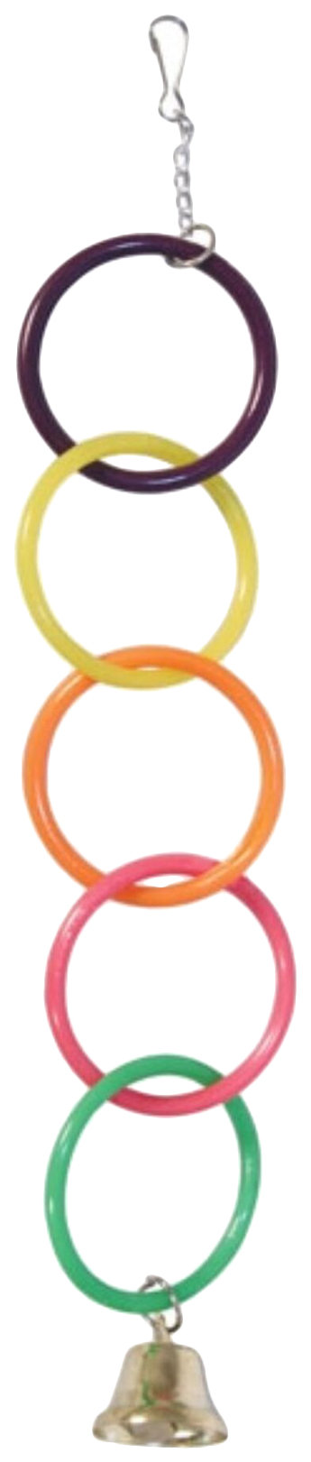 Игрушка для птиц Triol Олимпийские кольца, 27х5 см