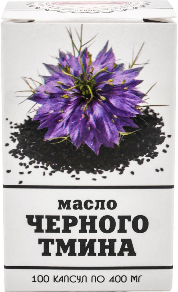 БАД Масло черного тмина 400мг 100 капсул
