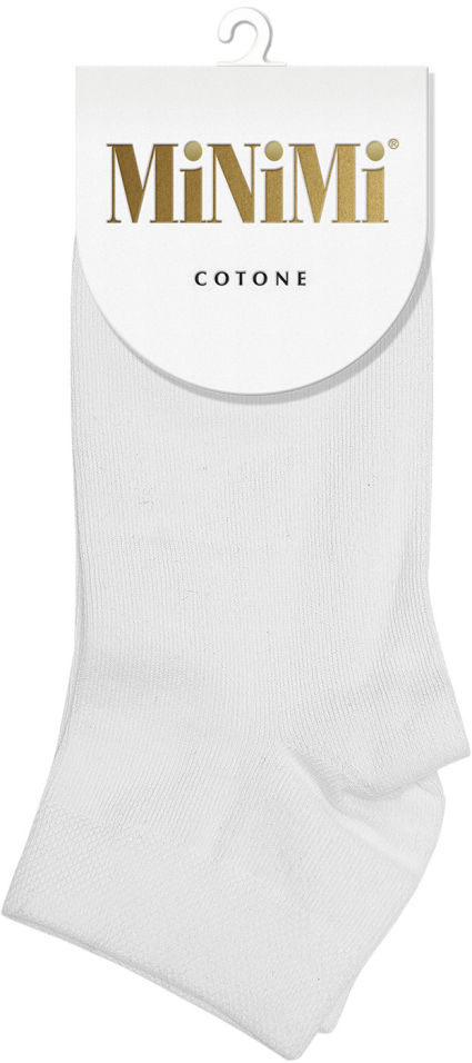 Носки женские MiNiMi Cotone 1201 белые р35-38