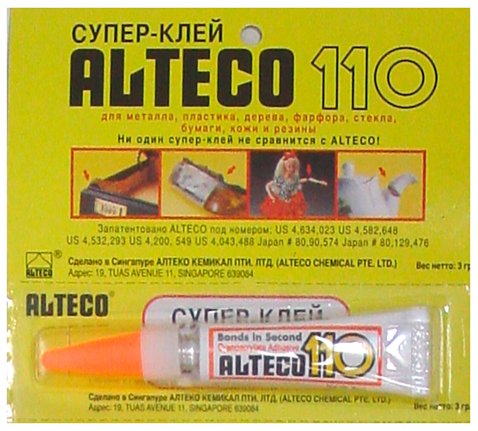 Клей Alteco универсальный 3г