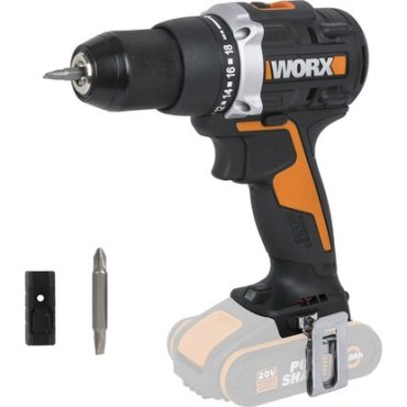 Дрель-шуруповерт WORX WX102.9 20В без АКБ и ЗУ