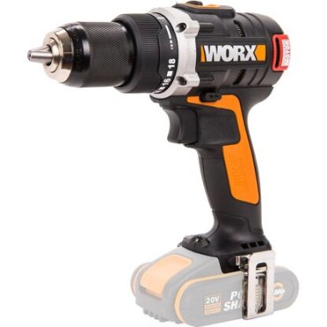 Дрель-шуруповерт безударная WORX WX175.9 20 В без АКБ и ЗУ