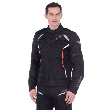 Текстильная куртка Vivify Moto New Cool black/red L (Размер производителя)