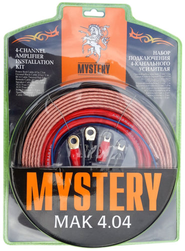 Комплект проводов для подключения усилителя Mystery MAK 4.04