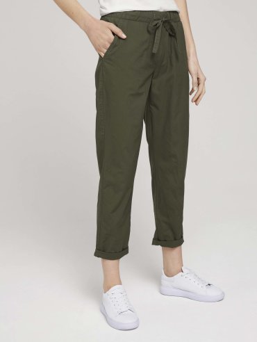 Брюки женские TOM TAILOR 1026601 зеленые 36/28