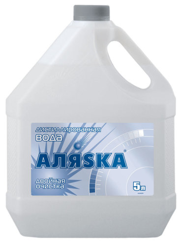 Дистиллированная вода Аляска 5л