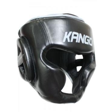 Шлем боксерский Kango KHG-070 Black/Golden PU KANGO