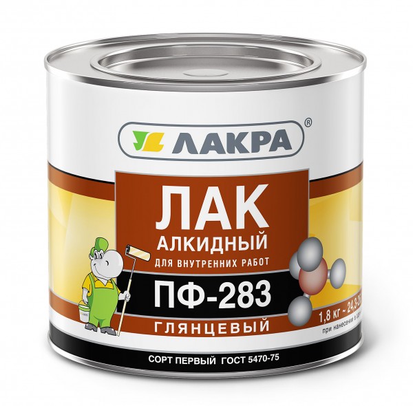 лак пф-283 1,8кг л-с
