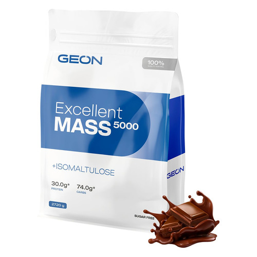 Гейнер GEON Excellent Mass 5000, порошок, 2.72кг, шоколад