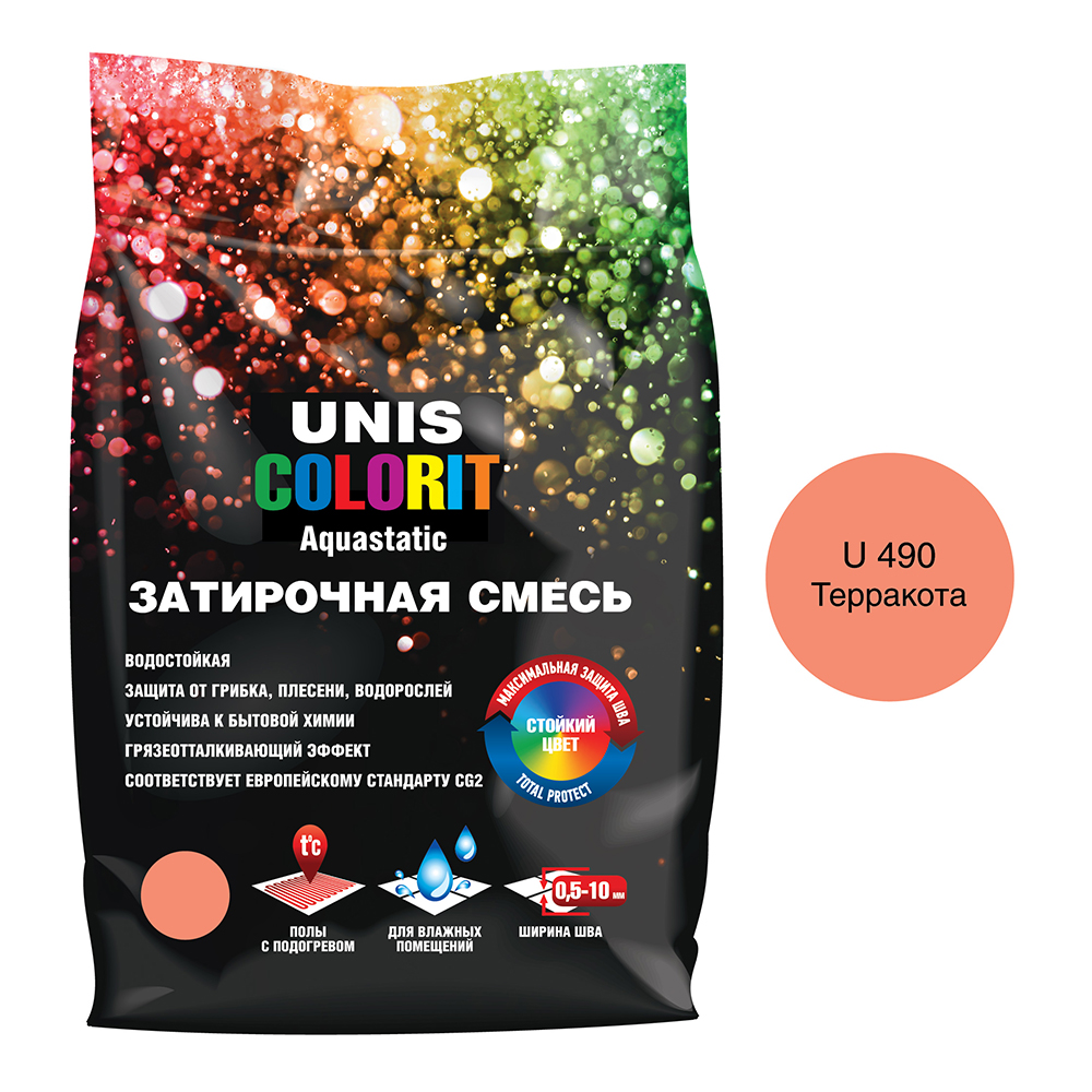 Затирка Unis Colorit терракотовая 2 кг