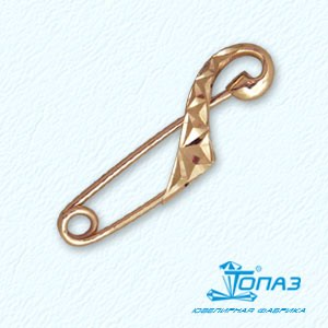 Булавка из красного золота Линии Любви