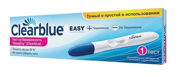 Тест Clearblue Easy для определения беременности №1