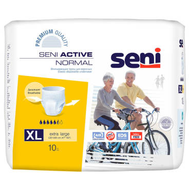 Подгузники - трусы для взрослых Seni Active Normal 10шт экстра лардж xl