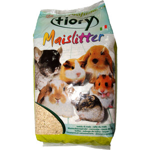 Наполнитель Fiory Maislitter Profumato Lemon кукурузный впитывающий с ароматом лимона для грызунов 5л