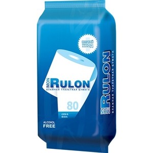 Туалетная бумага Авангард Mon Rulon влажная 80 шт
