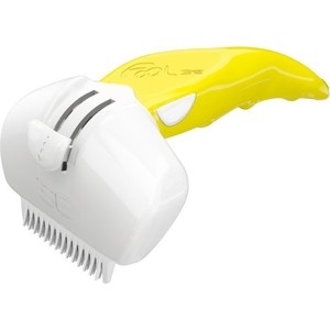 Щётка-триммер FoOLee Easee Cat Small с 2 гребенками 4,5см желтый для кошек