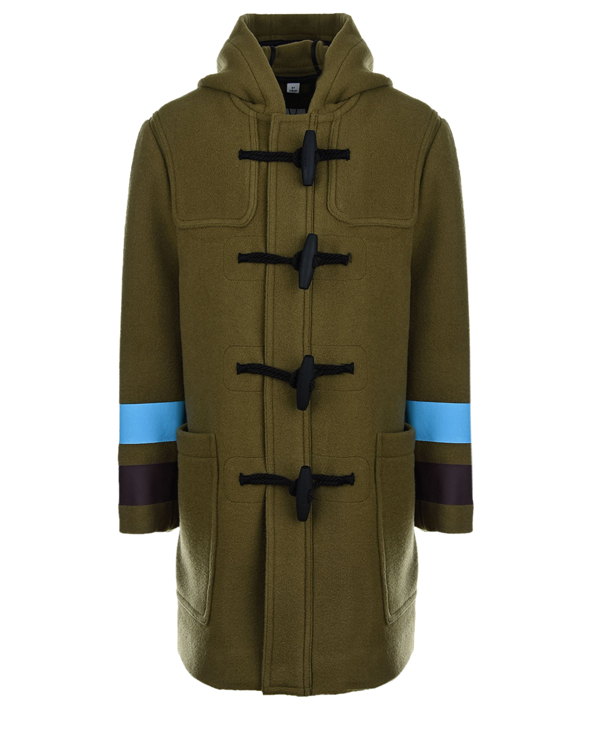 Дафлкот с принтом в полоску Burberry детский