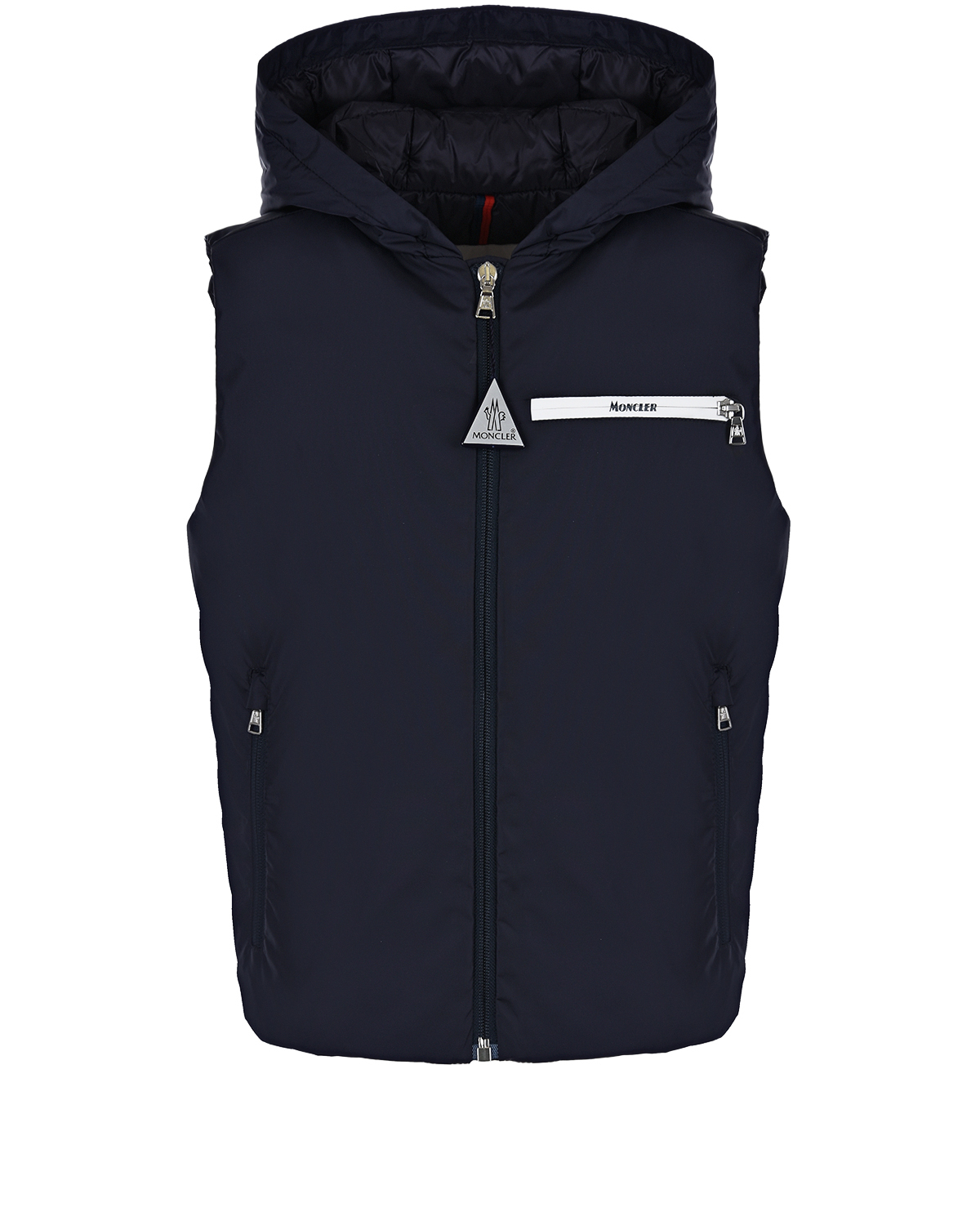 Темно-синий жилет на молнии Moncler