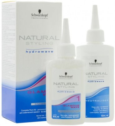 Набор для химимической завивки Natural Styling Glamour Wave-1 для нормальных волос 100 мл + 80 мл