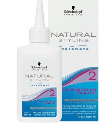 Набор для химической завивки Natural Styling Glamour Wave-2 для окрашивания мелирования волос 100 мл + 80 мл