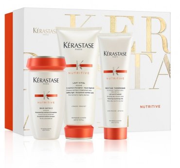 Набор Нутритив (шампунь 250мл+молочко 200мл+уход-термо 150мл) Kerastase