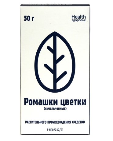 Здоровье цветы Ромашки 50 г измельченные, 50г