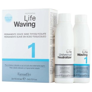 FarmaVita, LIFE WAVING KIT - химическая завивка для нормальных волос (набор №1), 110мл