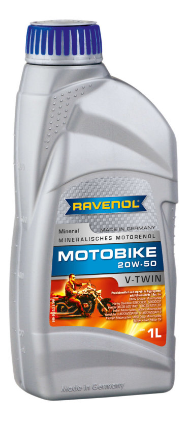 Моторное масло Ravenol Motobike V-Twin SAE 20W-50 1л